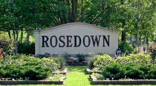 Rosedown Subdivision Main Entrance